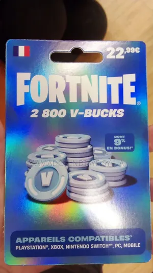 Photo - Carte Fortnite Vbucks