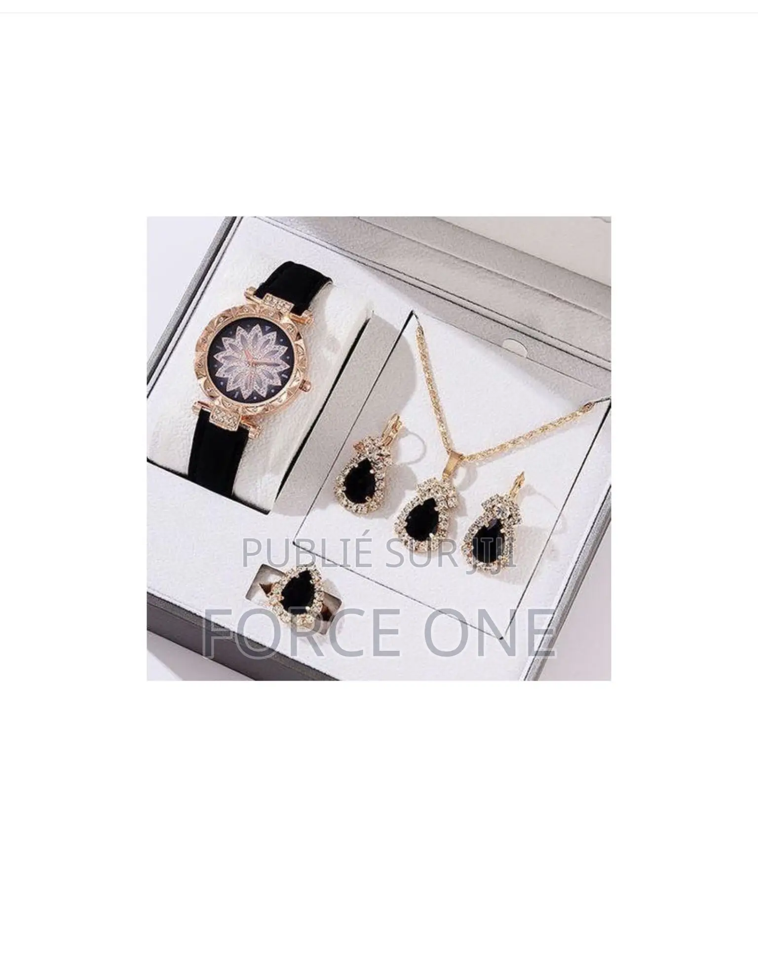 Montre+ Collier + Bracelet Ou Montre+Collier +Boucle D’Oreille + Bague