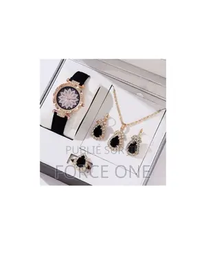 Montre+ Collier + Bracelet Ou Montre+Collier +Boucle D’Oreille + Bague