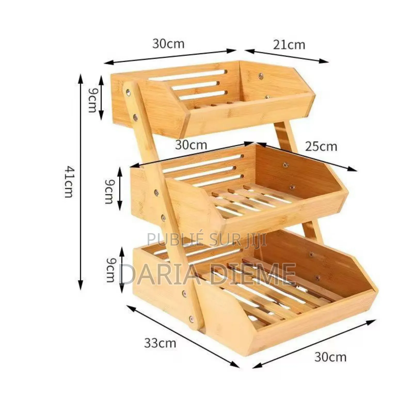 Présentoir en Bois 3 Niveau