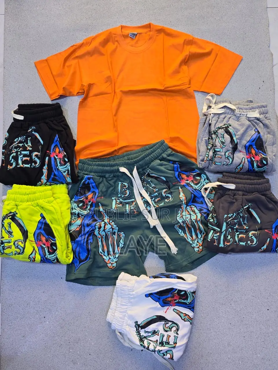 Ensemble T-Shirt Short 100% Coton