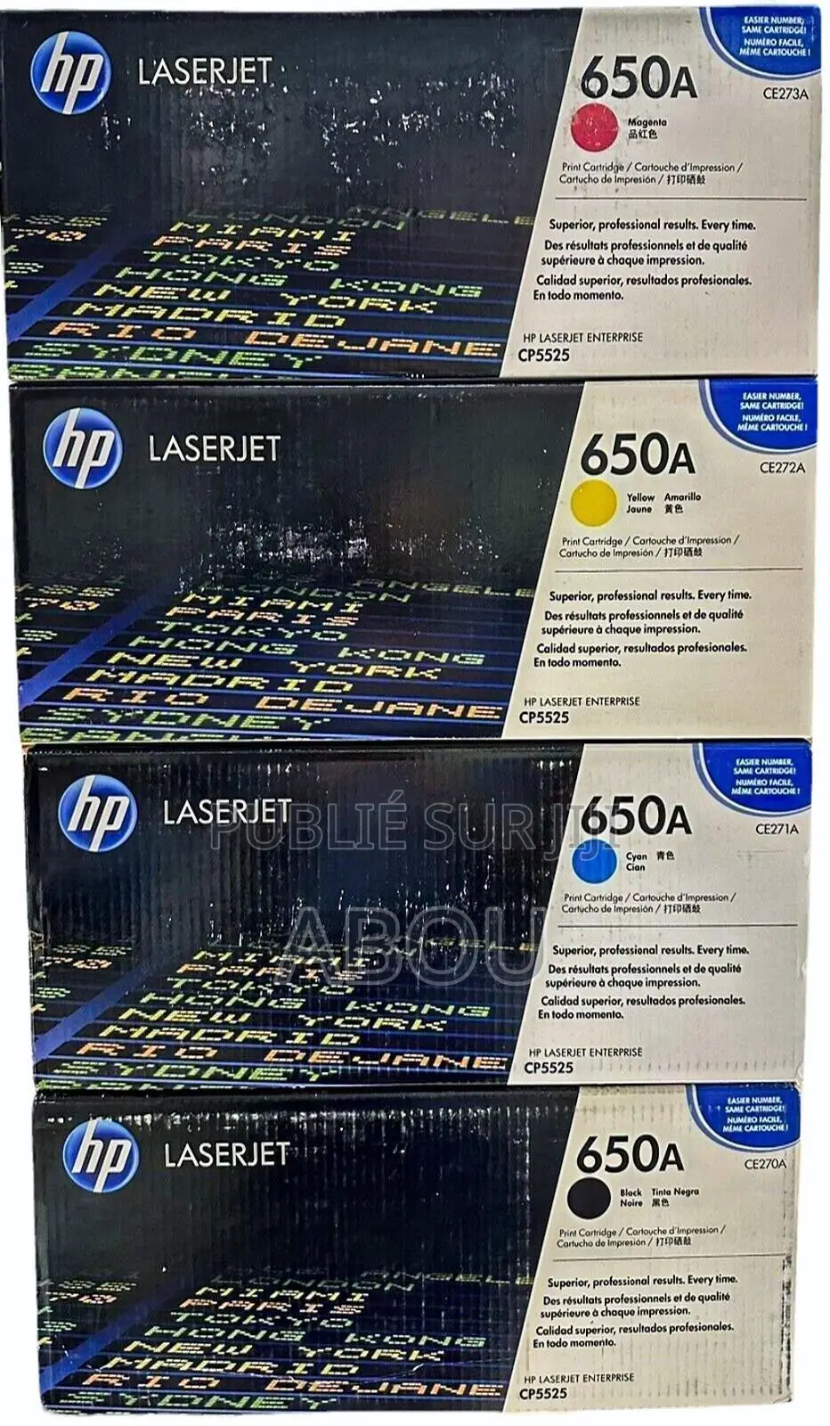 Cartouches De Toner Hp650a
