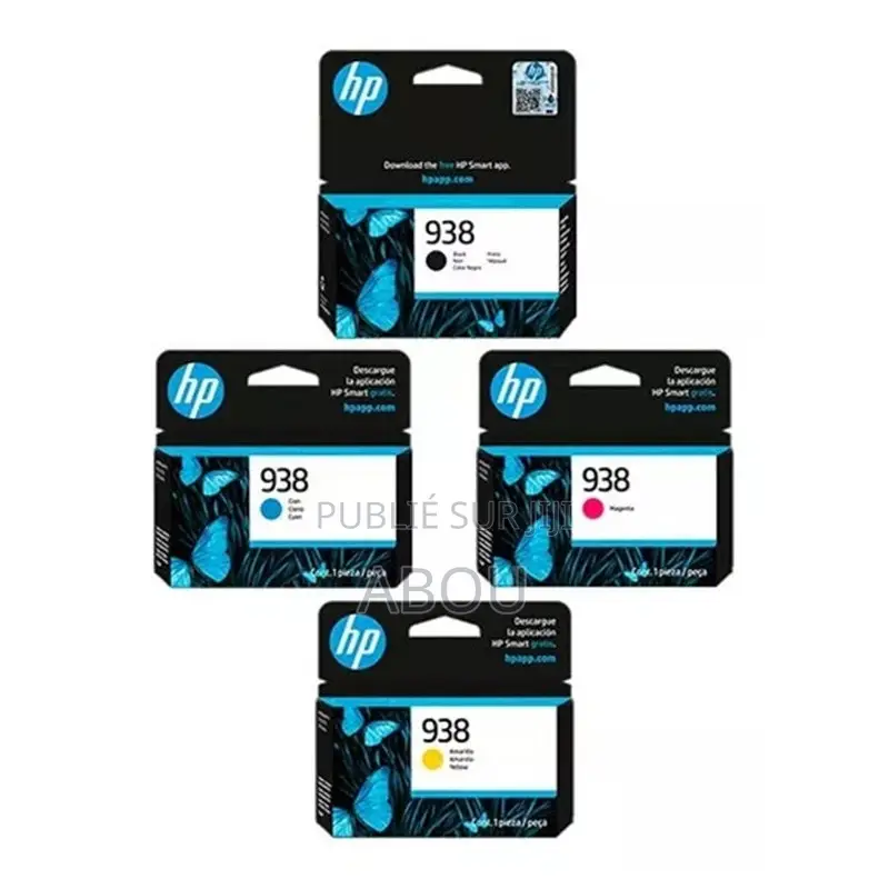 Cartouches Hp 938 Black/Cyan/Magenta/Yellow - Original