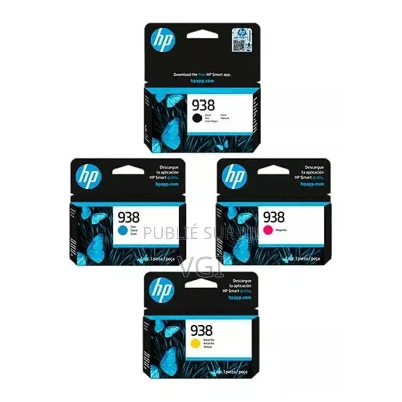 Cartouches Hp 938 Noir/Cyan/Magenta/Yellow - Original