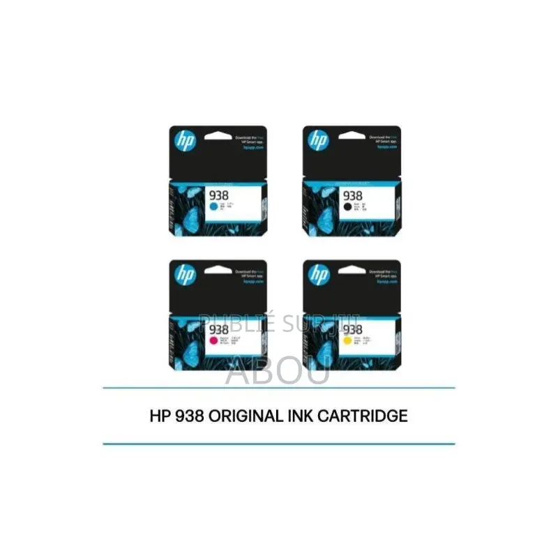 Cartouches Hp 938 Black/Cyan/Magenta/Yellow - Original