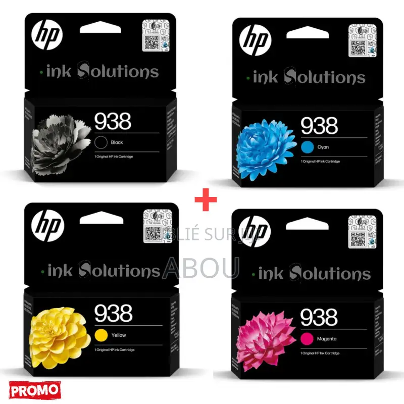 Cartouches Hp 938 Black/Cyan/Magenta/Yellow - Original