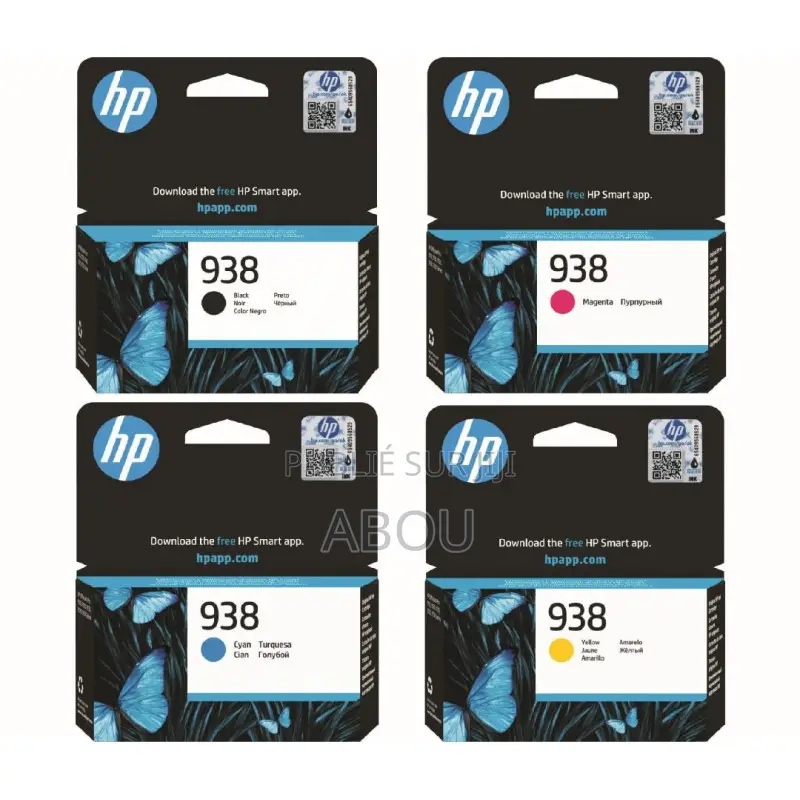 Cartouches Hp 938 Black/Cyan/Magenta/Yellow - Original