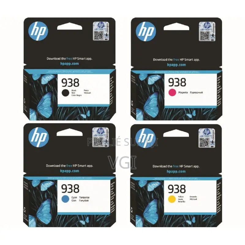 Cartouches Hp 938 Noir/Cyan/Magenta/Yellow - Original