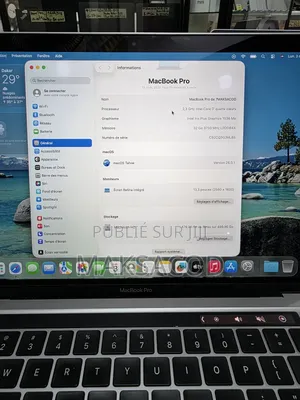 Ordinateur Portable Apple MacBook Pro 2020 32GB Intel Core I7 SSD 512GB