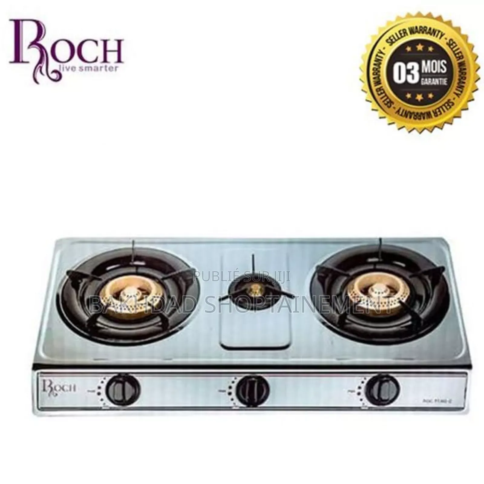 Plaque À Gaz Roch 3 Feux