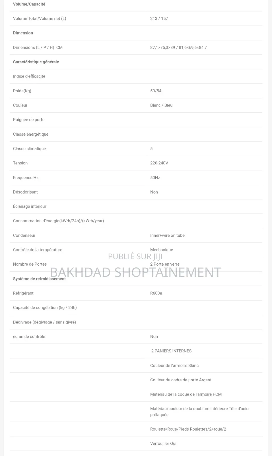 Congélateur Horizontal Hisense 213l Vitrine – Fl26dd4ha
