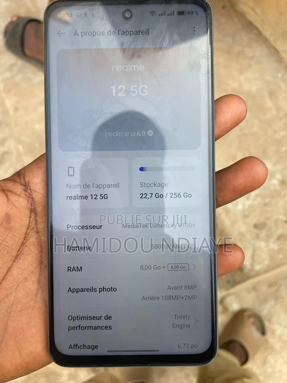 New Realme 12 5G 256 GB Violet