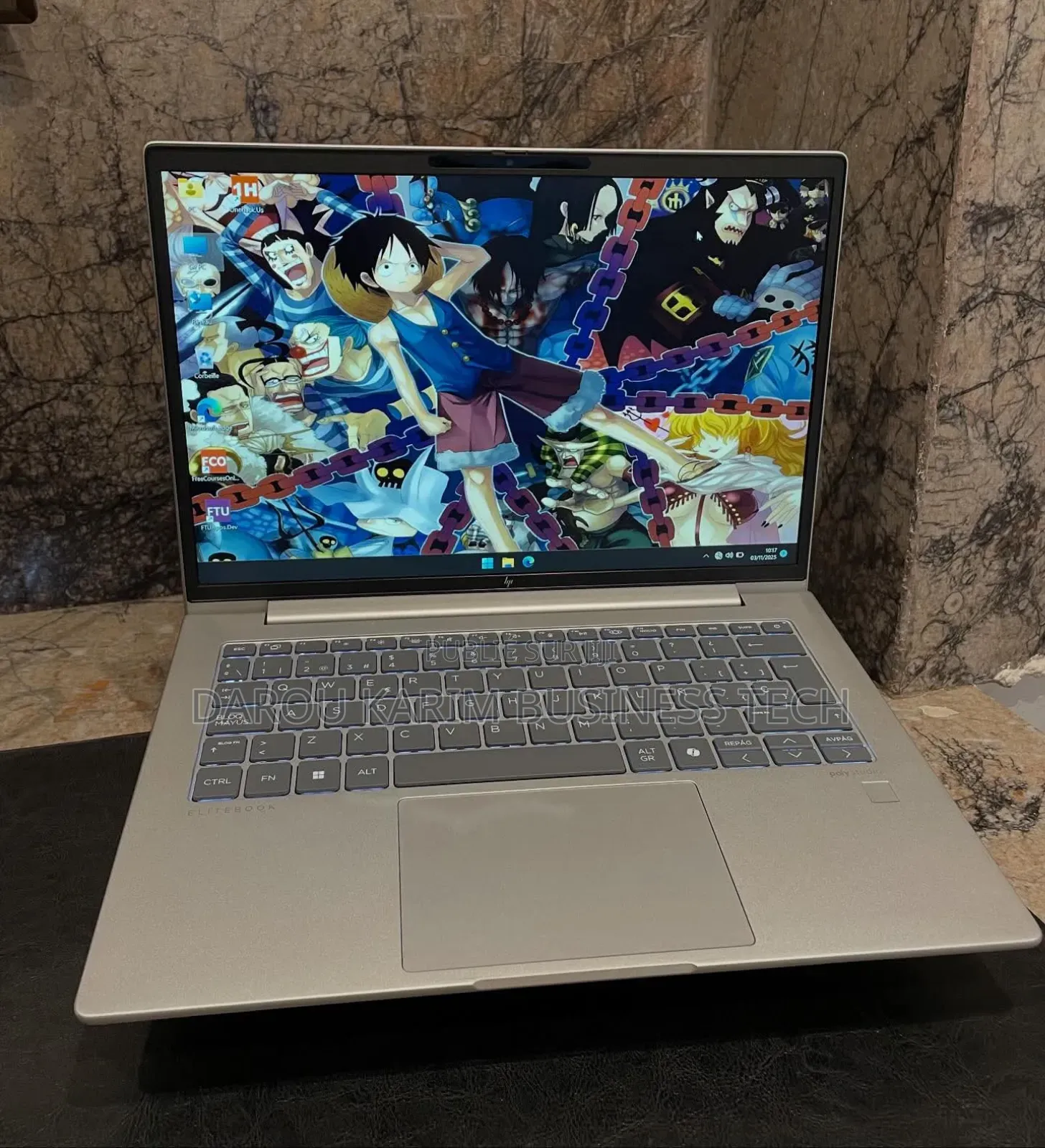 New Ordinateur Portable HP 16GB AMD Ryzen 7 SSD 512GB