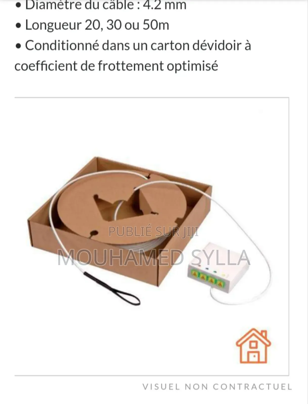 Kit Pto Fibre Optique 30m