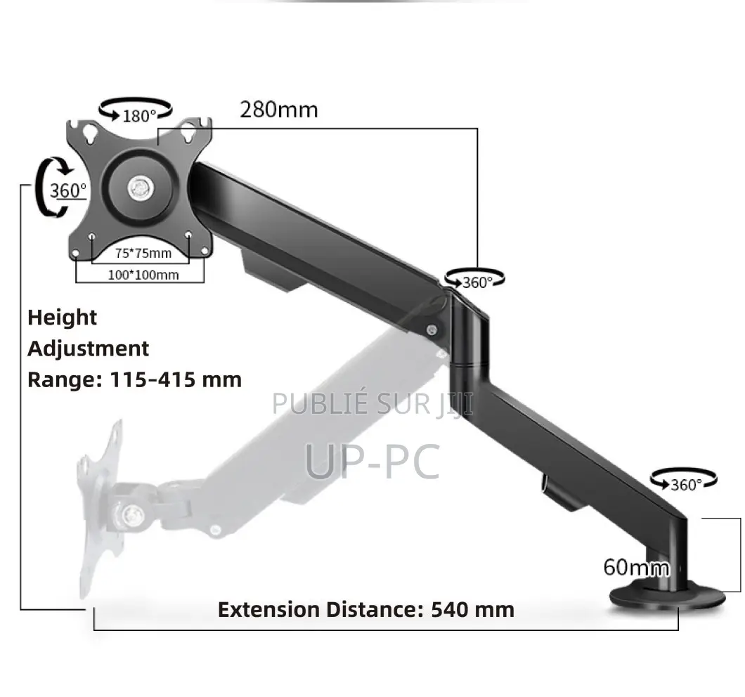 Support Moniteur Articulé