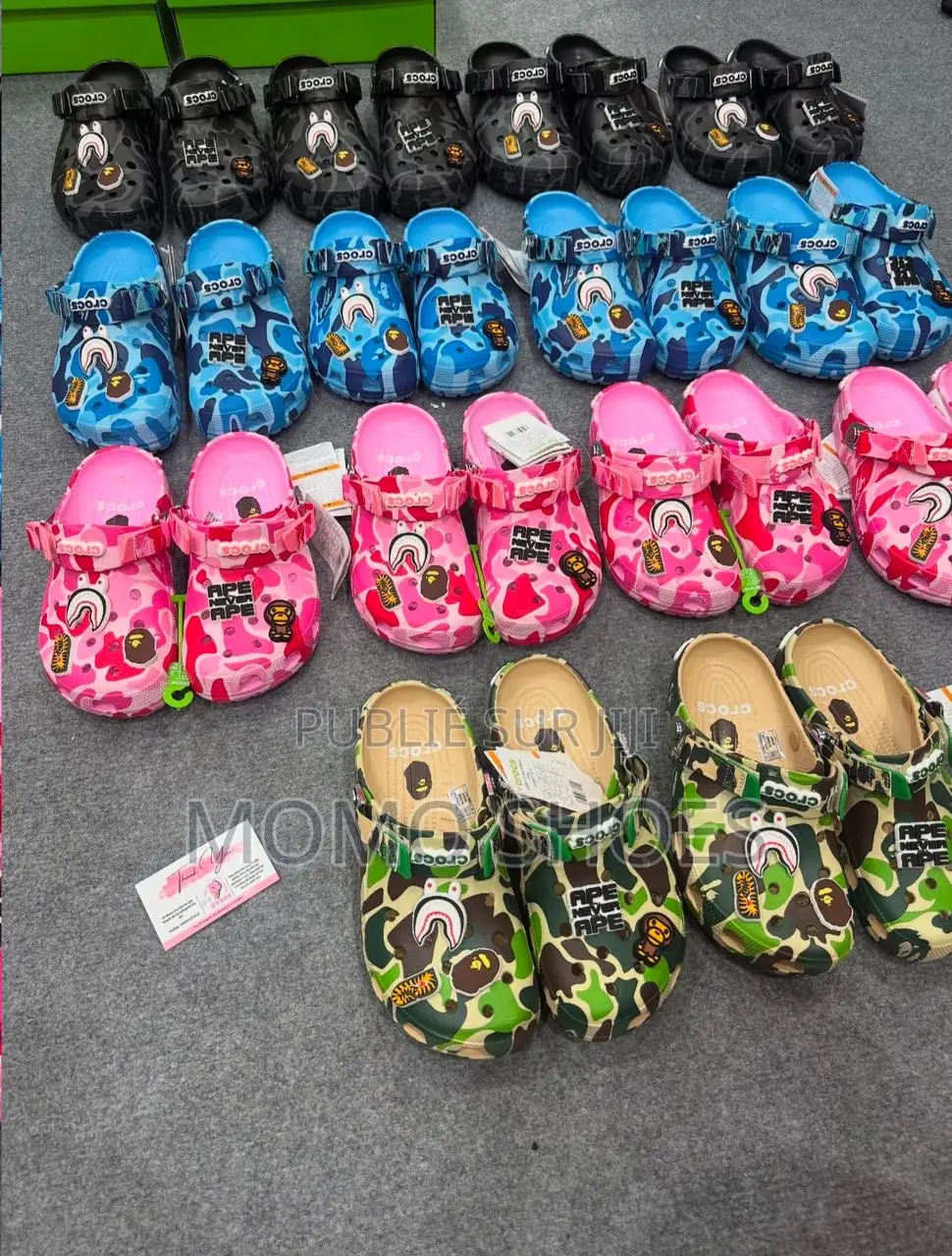 Crocs X Bape Camo Shark – Édition Limitée 