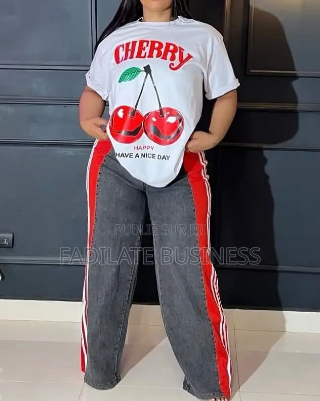 T-Shirt Avec Dessin Pommes