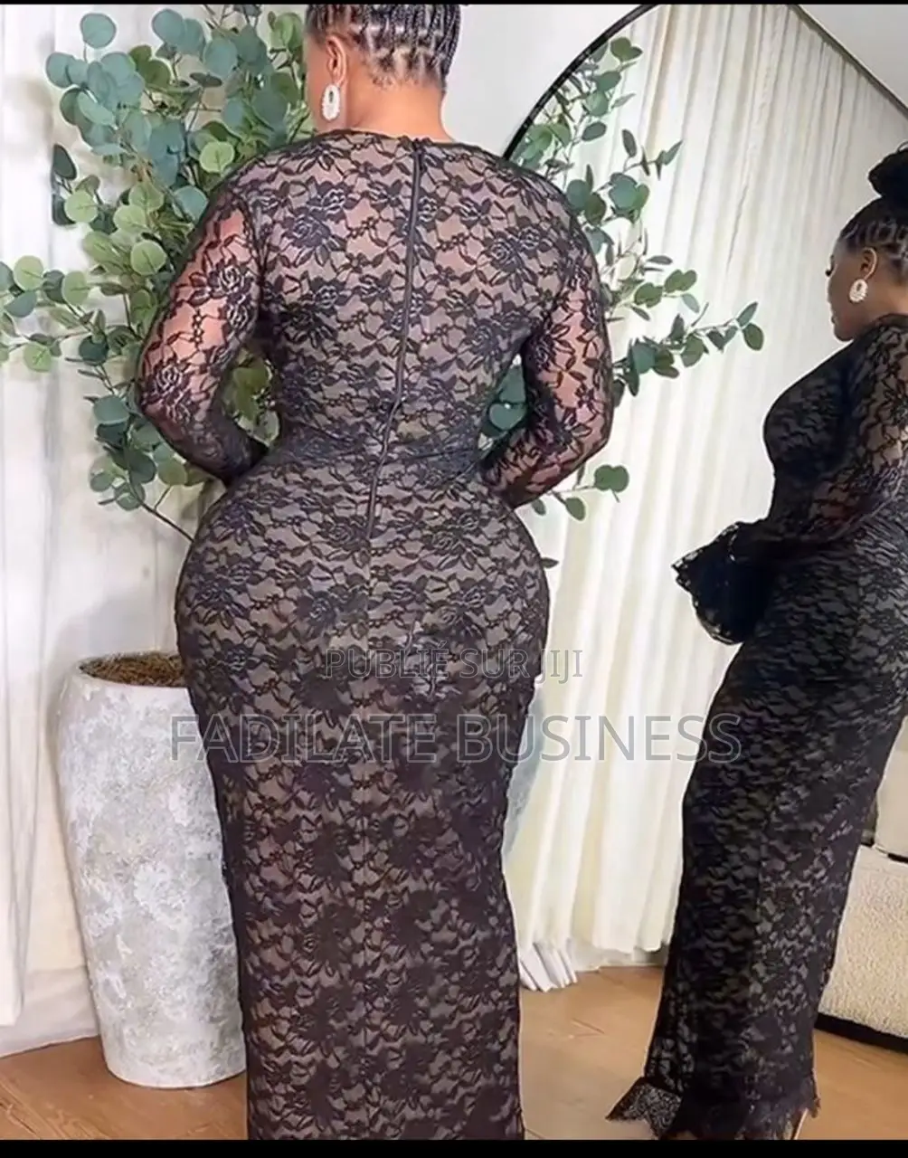 Robes Fente Manches Longues