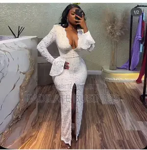 Robes Fente Manches Longues