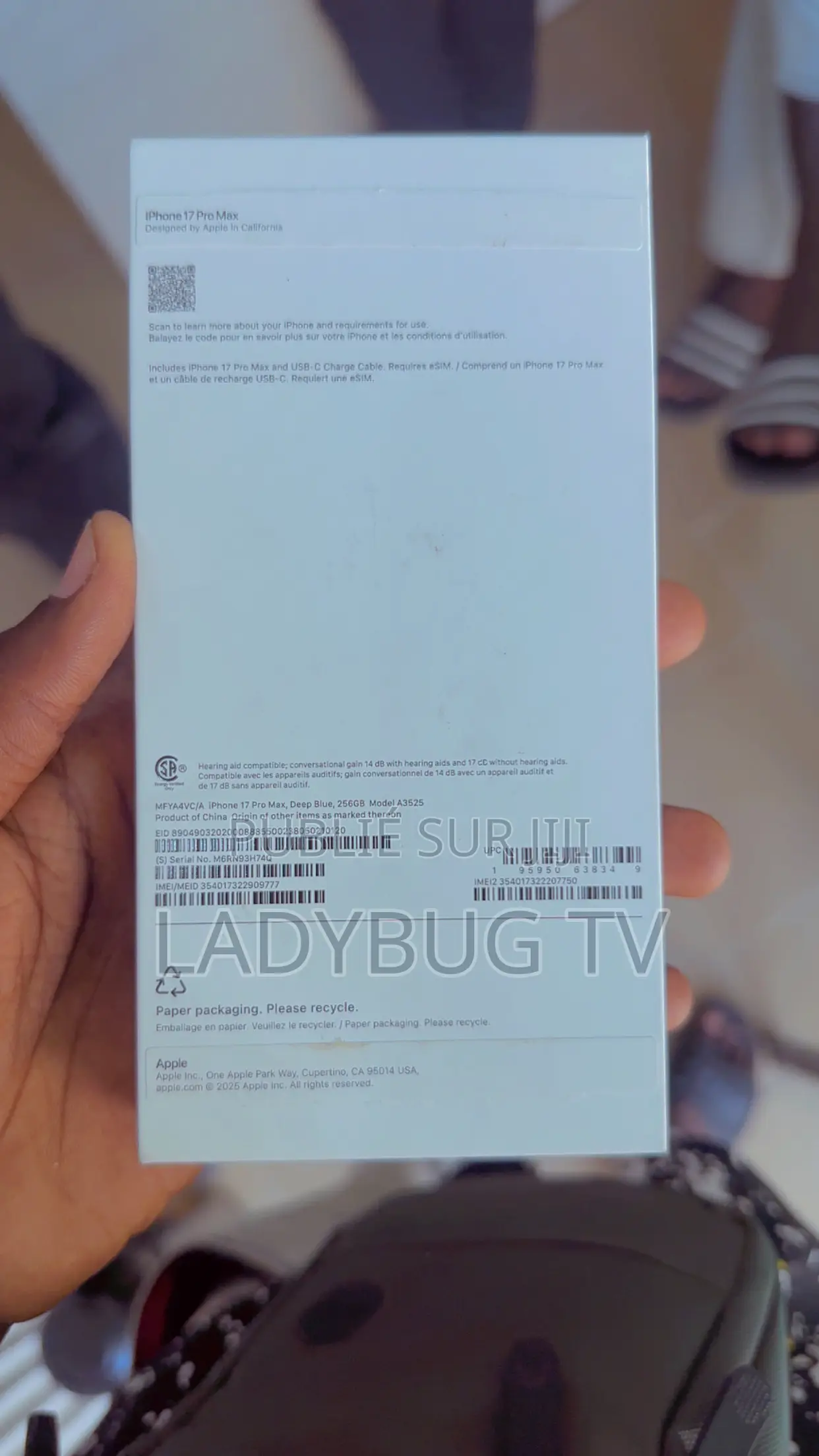 New Apple iPhone 17 Pro Max 256 GB Blue