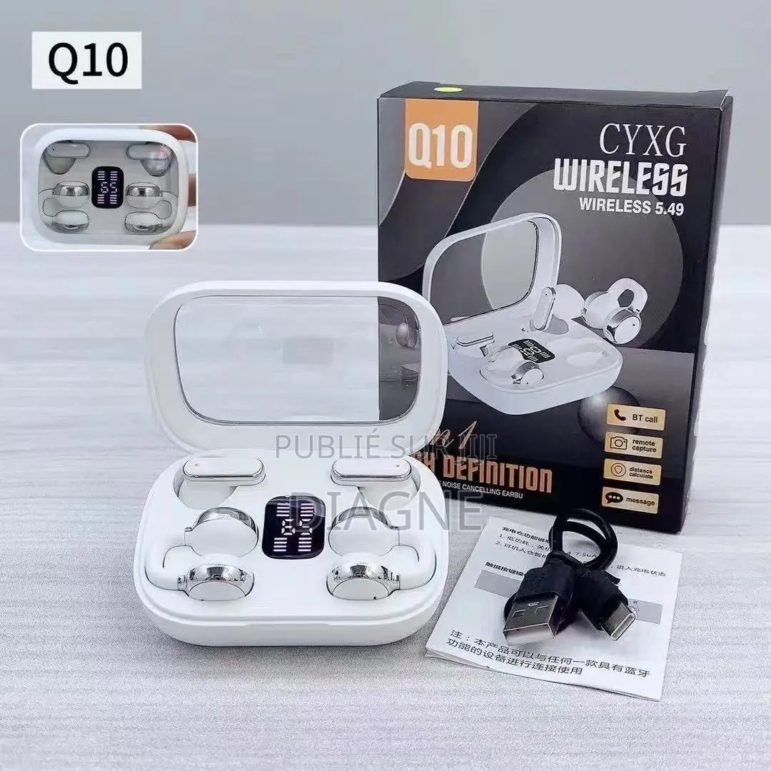 Écouteurs Bluetooth TWS Avec Boîtier Miroir Led