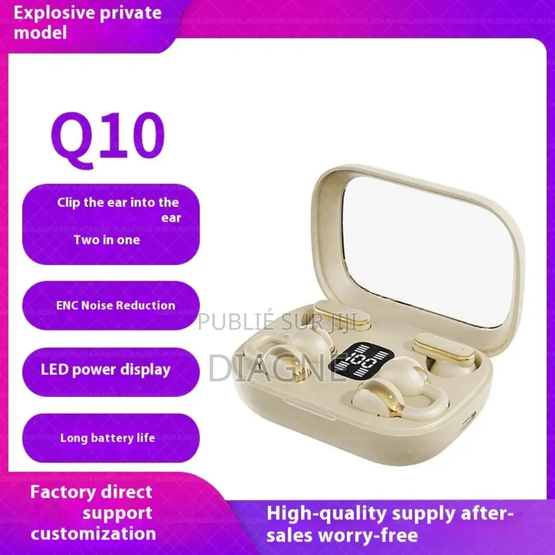 Écouteurs Bluetooth TWS Avec Boîtier Miroir Led