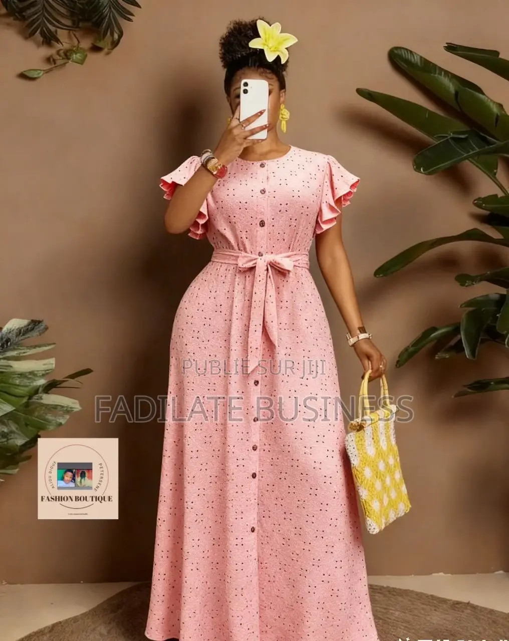 Robes Brodées Coton