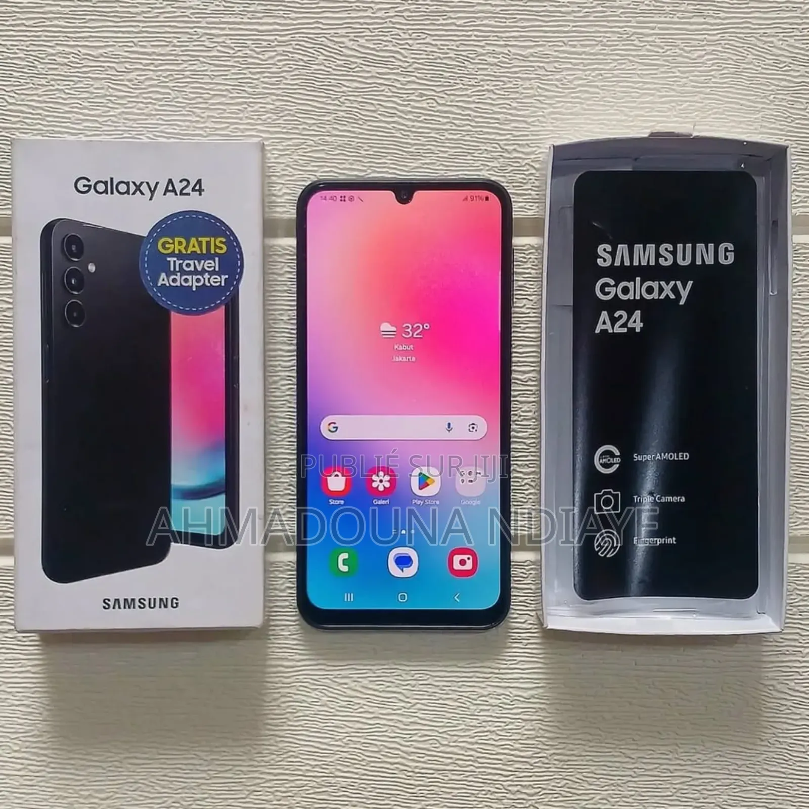 New Samsung Galaxy A24 128 GB Argenté