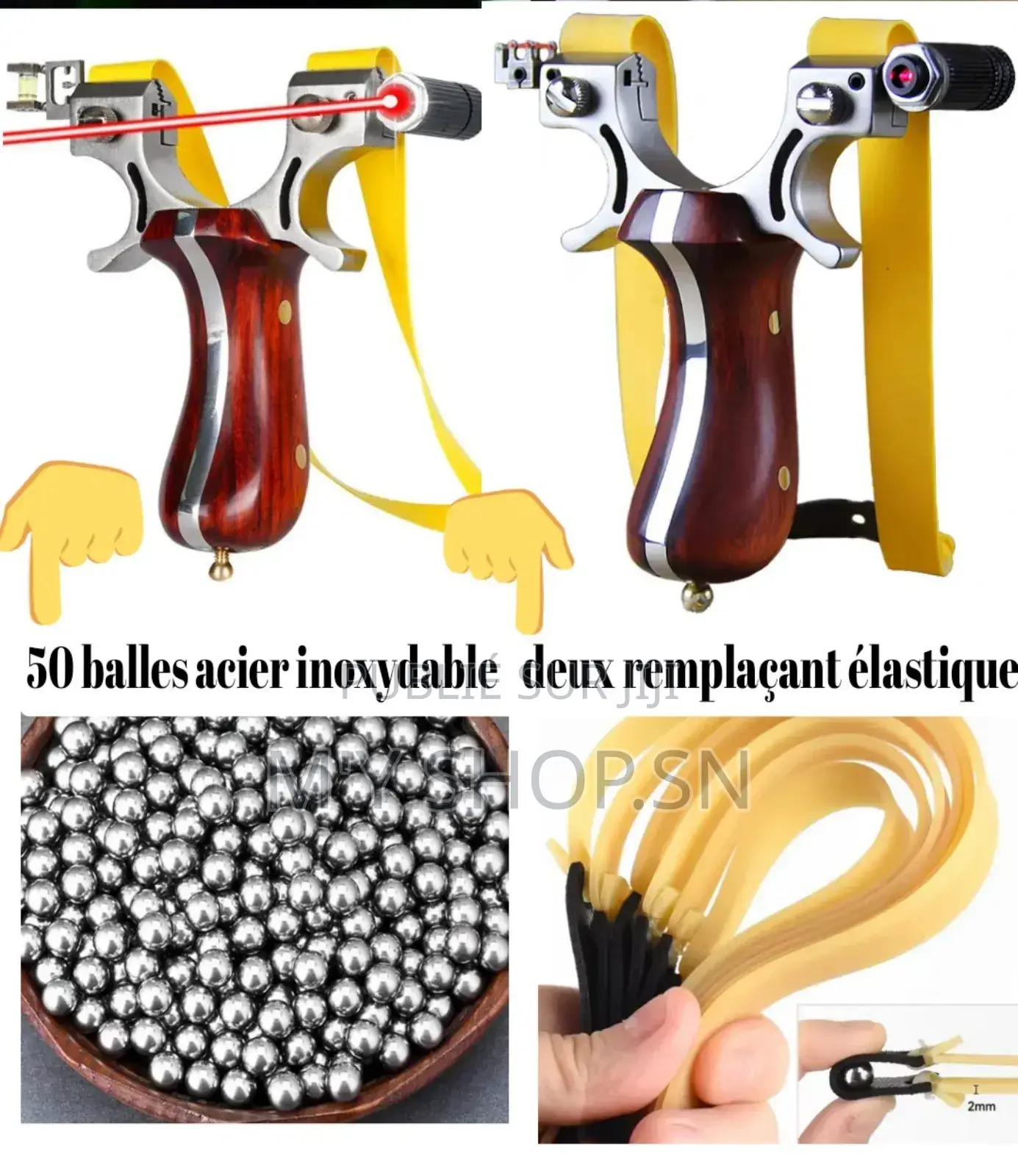 Lance Pierre Viseur Laser Acier Inoxydable Double Tête