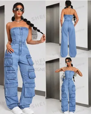 Photo - Combinaison Jean en Bustier