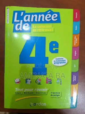 Livres 3e Année Programme Français