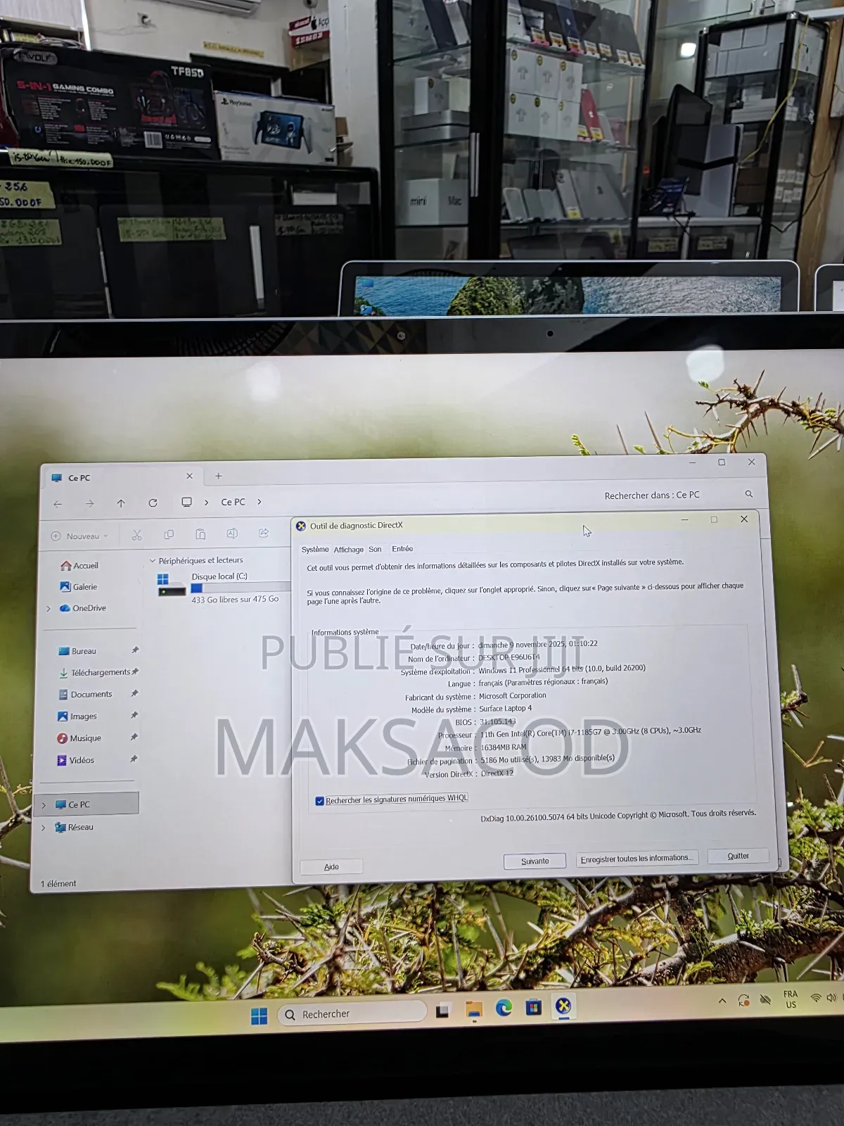 Microsoft Surface Laptop 4 16GB Intel Core I7 SSD 512GB