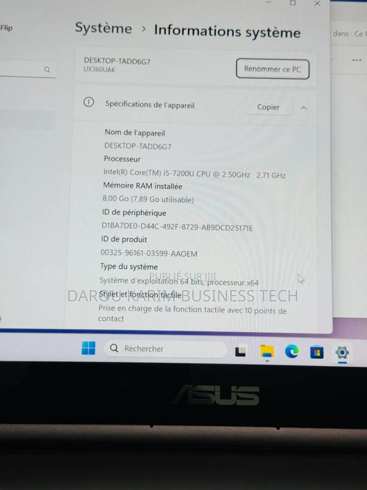 New Asus Zenbook Flip 13 UX363 8GB Intel Core I5 SSD 256GB