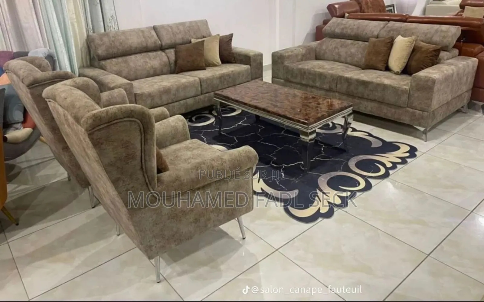 Fauteuil De 08 Pièces