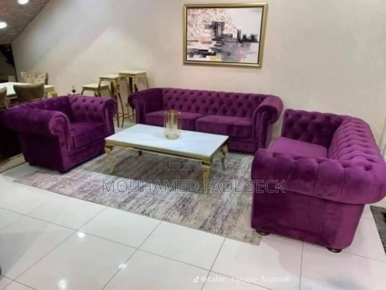 Fauteuil De 08 Pièces