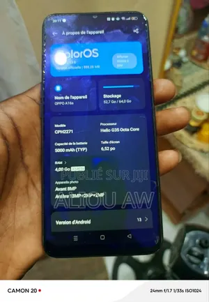 Oppo A16 64 GB Black