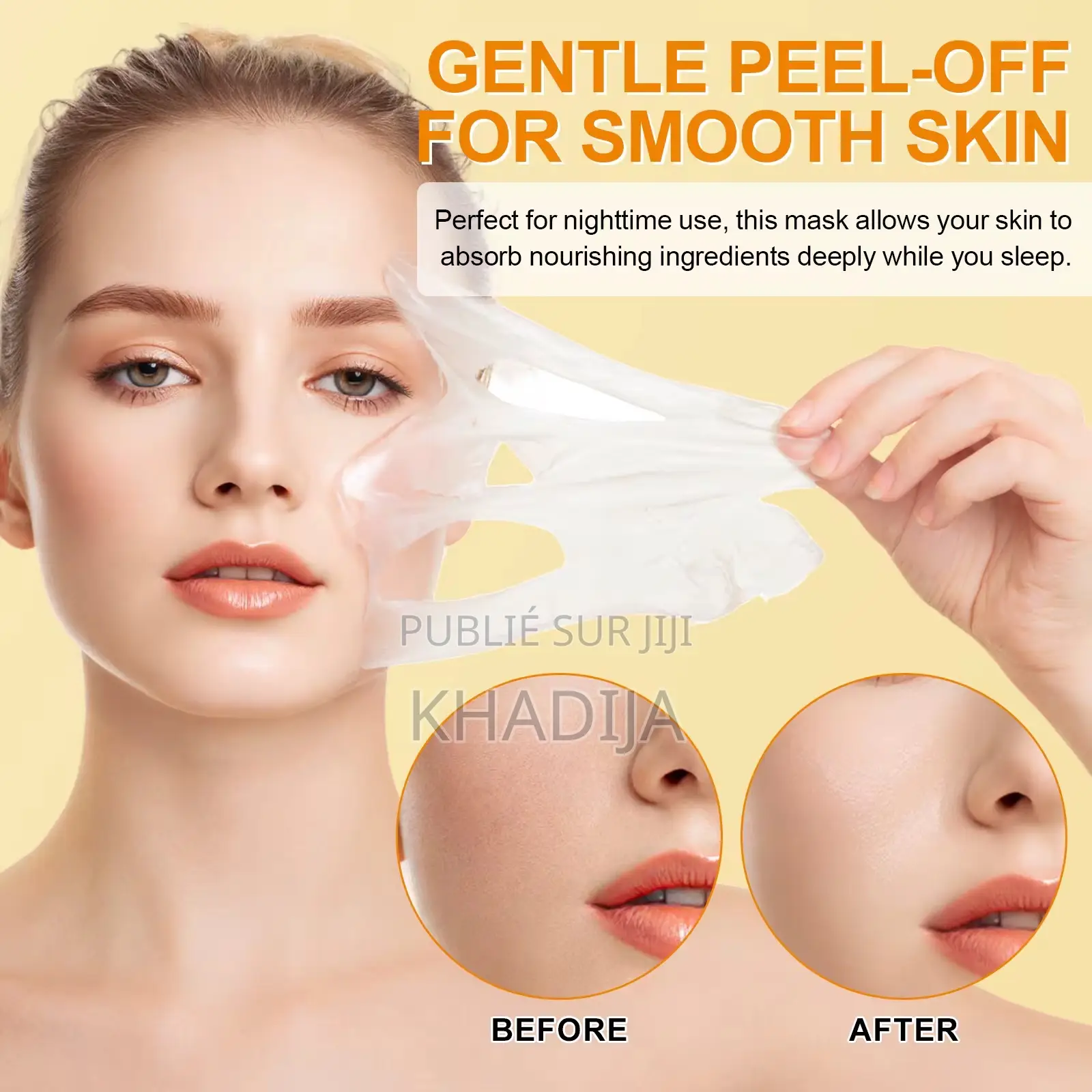 Masque À L’Acide Kojic, Rétinol, Vitamine C, Collagène Et Curcuma