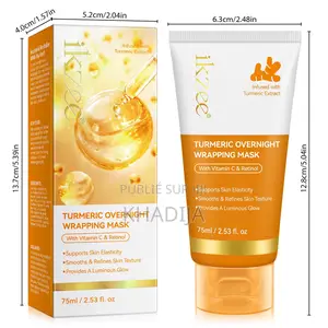 Masque À L’Acide Kojic, Rétinol, Vitamine C, Collagène Et Curcuma