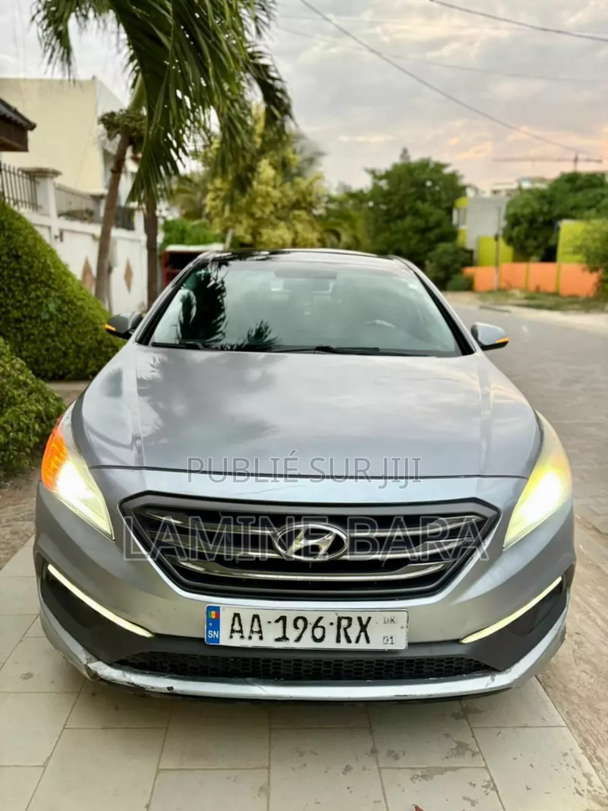 Hyundai Sonata Limited 2.0T Seban (2.0L 4cyl 6A) 2017 Gris