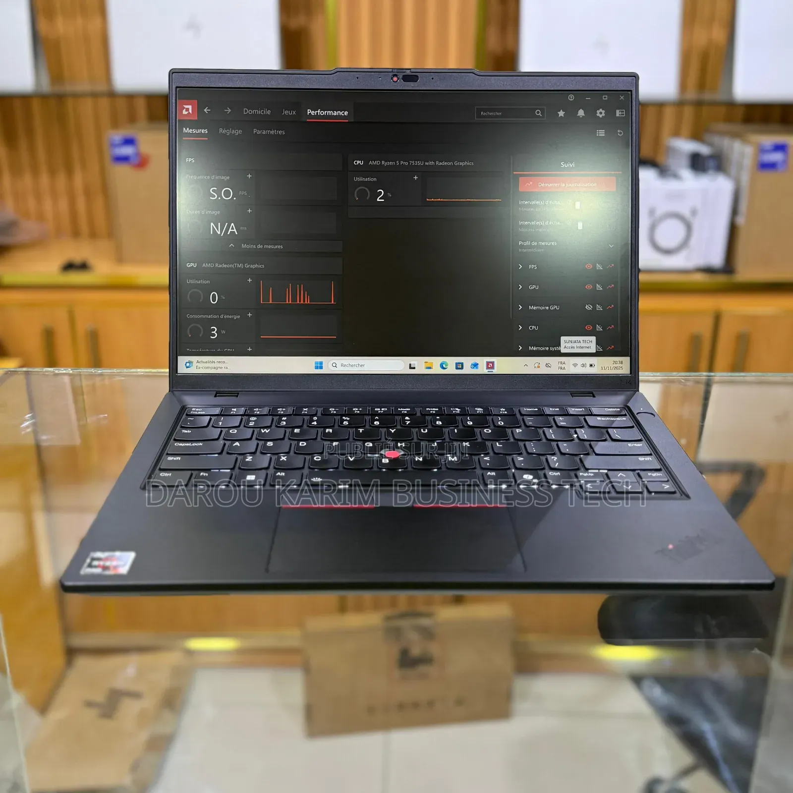 New Ordinateur Portable Lenovo Thinkpad L14 16GB AMD Ryzen 5 SSD 512GB