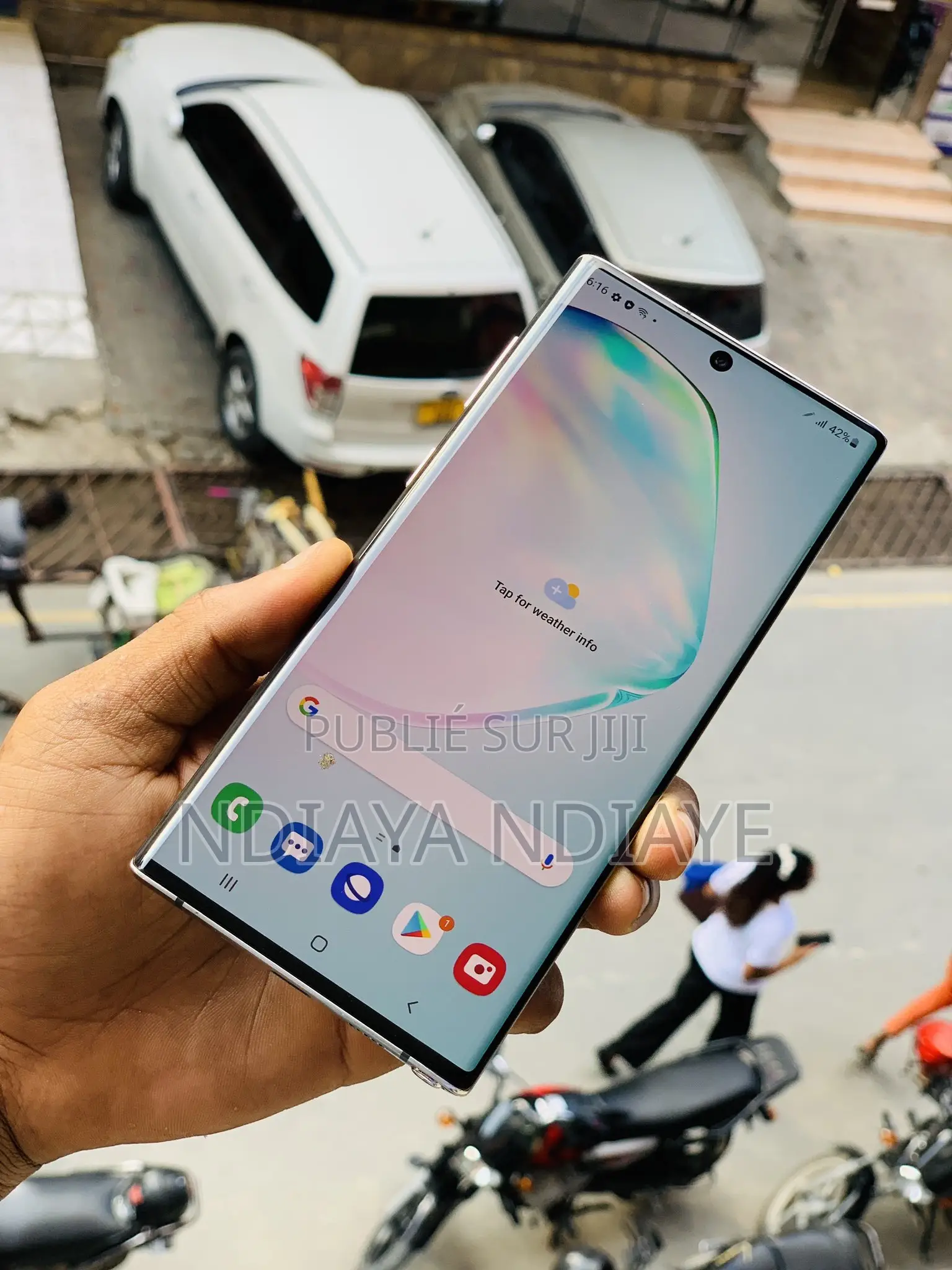 New Samsung Galaxy Note 10 Plus 5G 256 GB Argenté