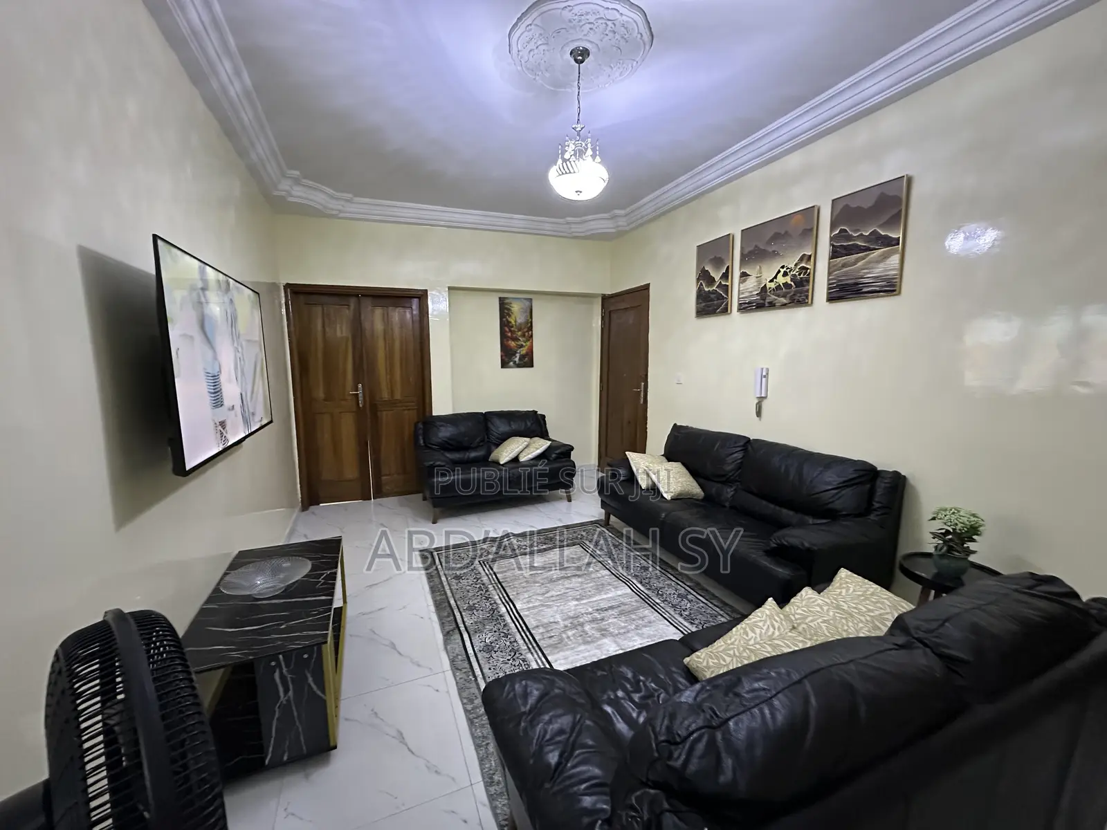 Furnished 3chbre Appartement-terrasse dans Sicap-Liberté à Louer