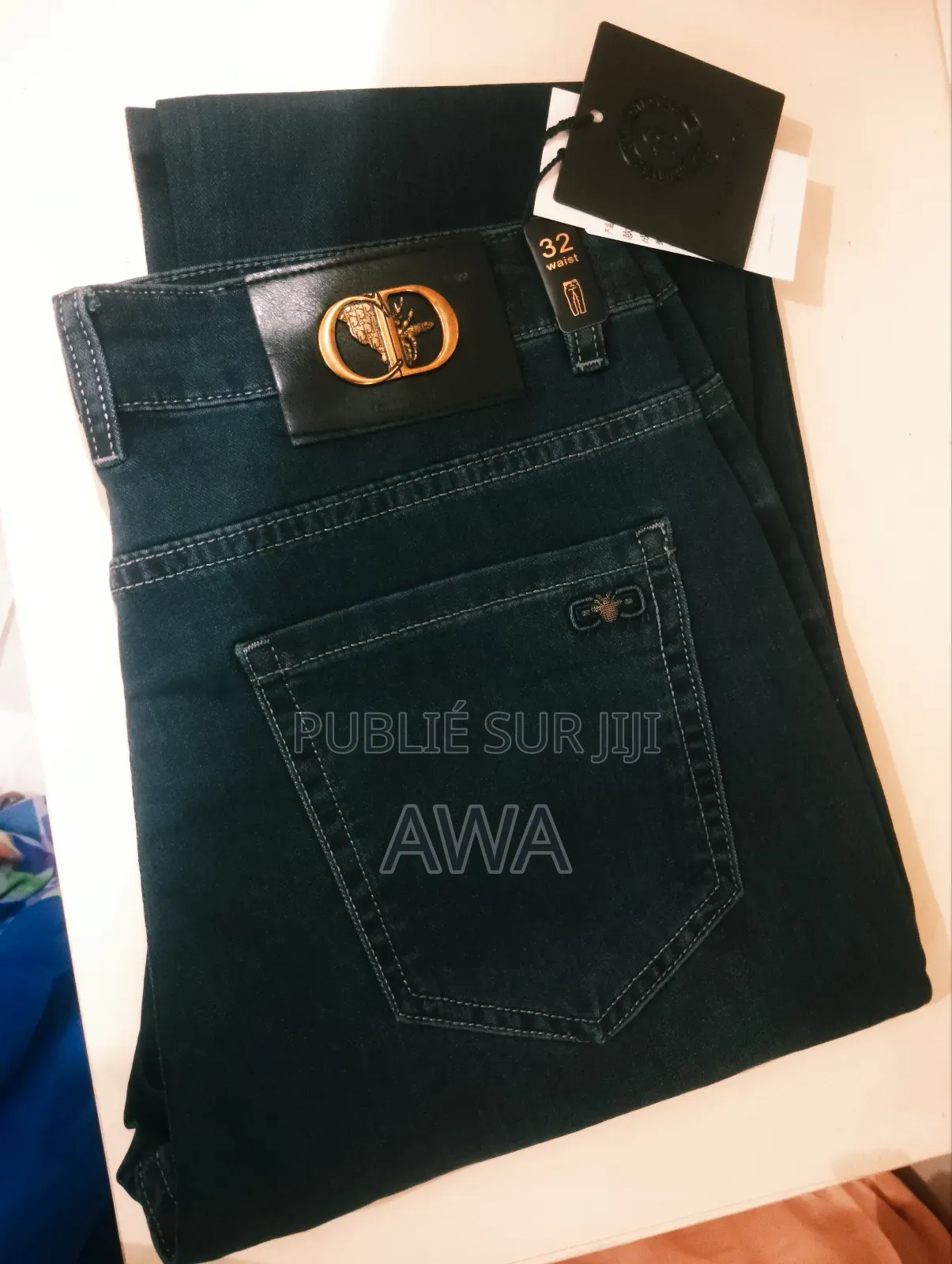 Pantalon Hommes Jean Et Lycra