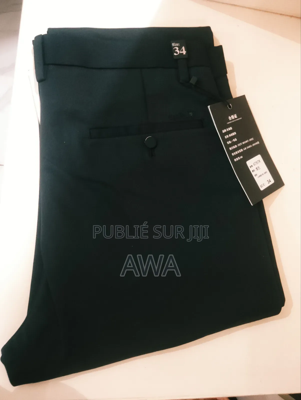 Pantalon Hommes Jean Et Lycra