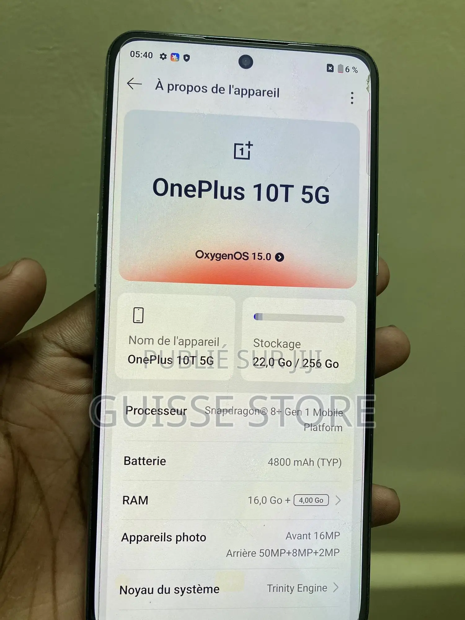 OnePlus 10T 256 GB Vert