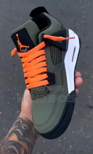 Air Jordan 4 “Undefeated” – Olive Orange Edition