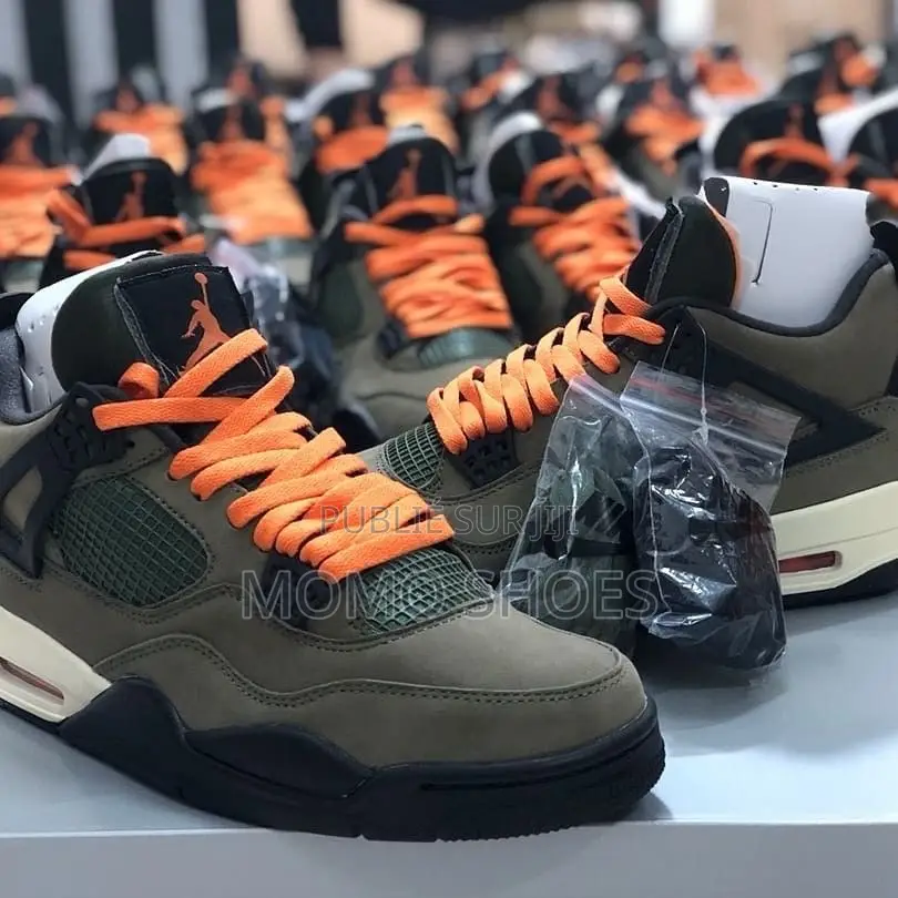 Air Jordan 4 “Undefeated” – Olive Orange Edition