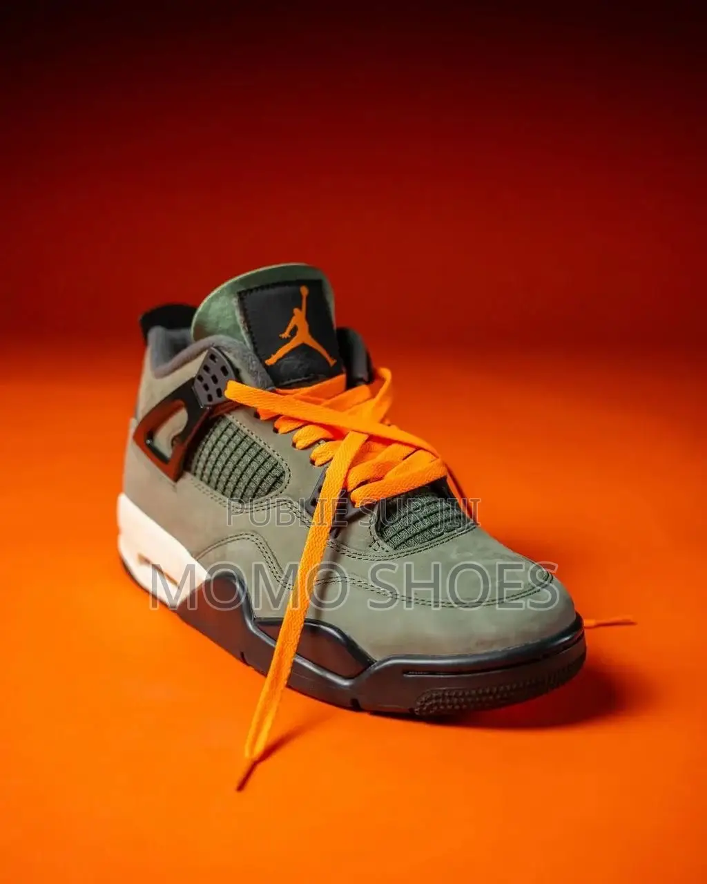 Air Jordan 4 “Undefeated” – Olive Orange Edition