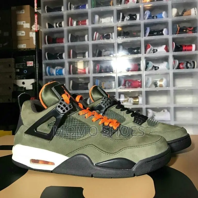 Air Jordan 4 “Undefeated” – Olive Orange Edition