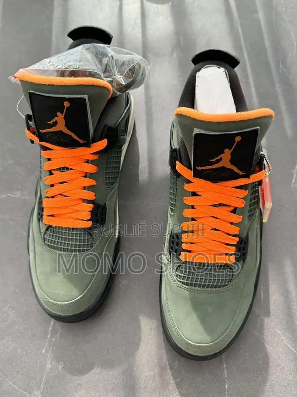 Air Jordan 4 “Undefeated” – Olive Orange Edition